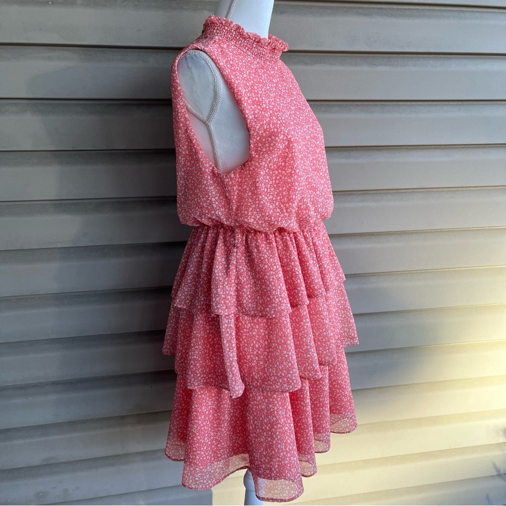 •She + Sky• Tiered Blousy Sleeveless Dress - Size Large - Picture 4 of 8